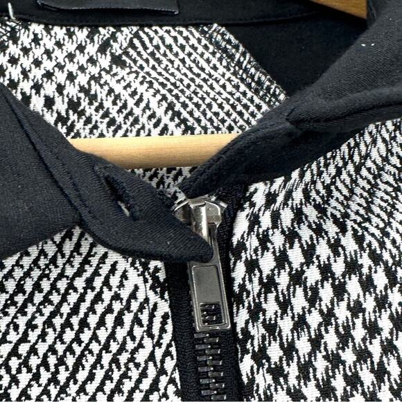 Ruti Houndstooth Zip Front Dress Sz 0/Small - Picture 5 of 5